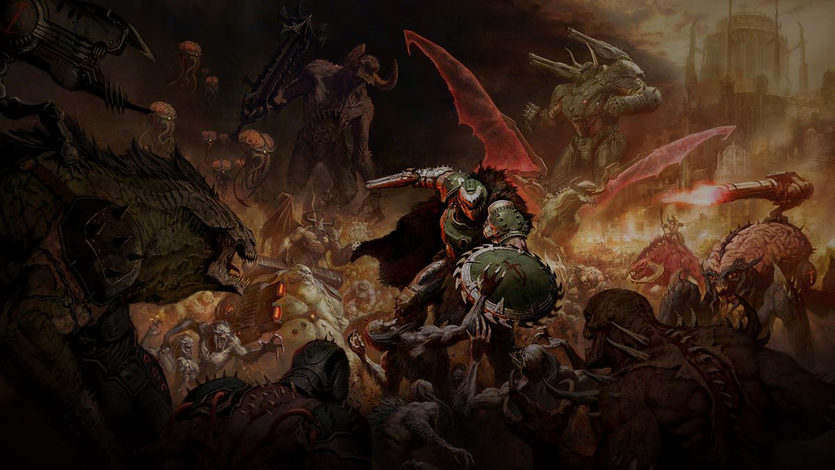 Official artwork for Doom: The Dark Ages, reviewed in this article