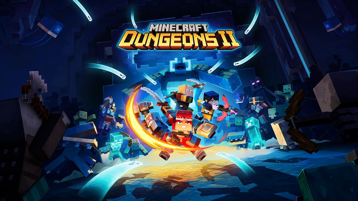 Dungeon combat scene in Minecraft Dungeons II